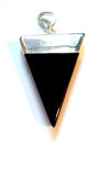 Triangular Gemstone Pendants