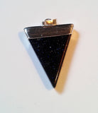 Triangular Gemstone Pendants