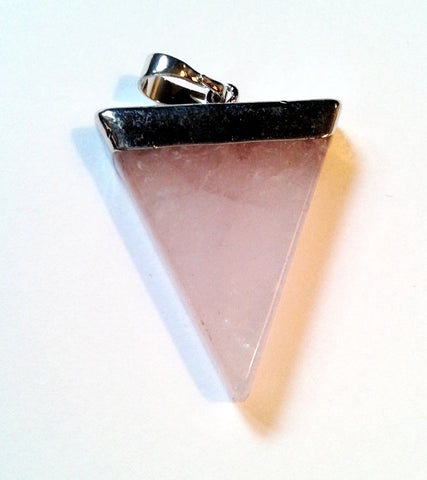 Triangular Gemstone Pendants