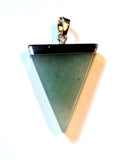 Triangular Gemstone Pendants