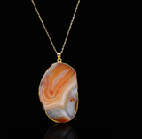 Sliced Agate Pendants