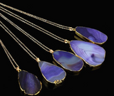 Sliced Agate Pendants